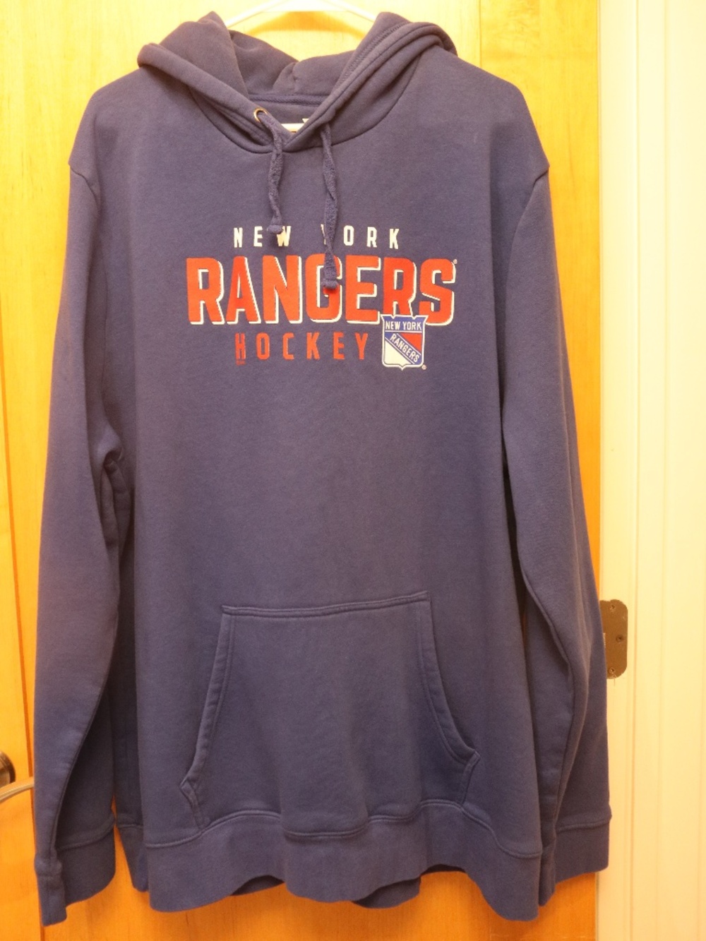 Fanatics Blue New York Rangers Hoodie, Size 3XL